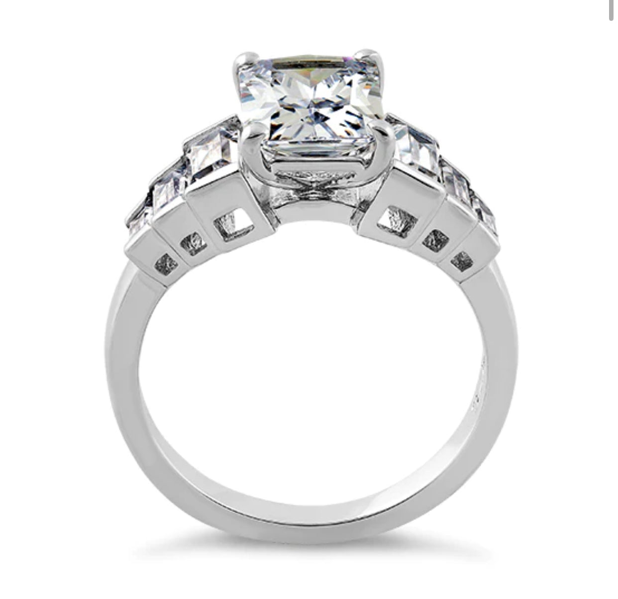 Engagement ring cz size 7
