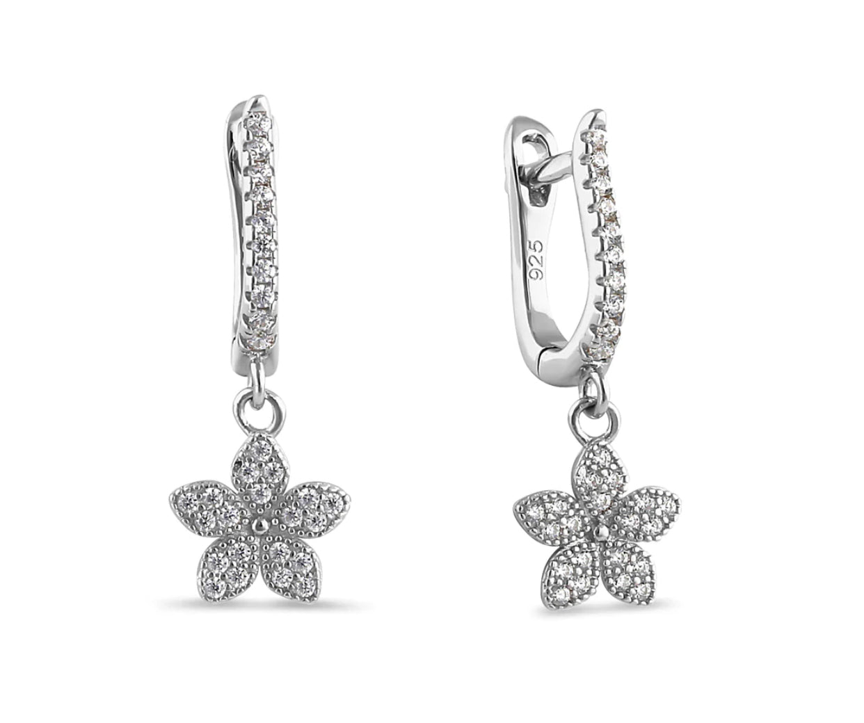 Flower earrings